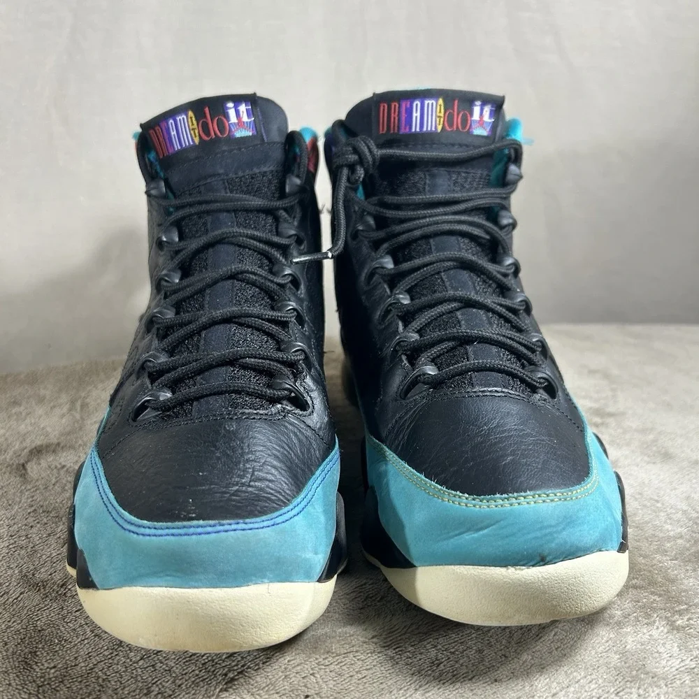 Nike Air Jordan 9 Retro Dream It Do It Mens Size 9 Black Multi 302370-065